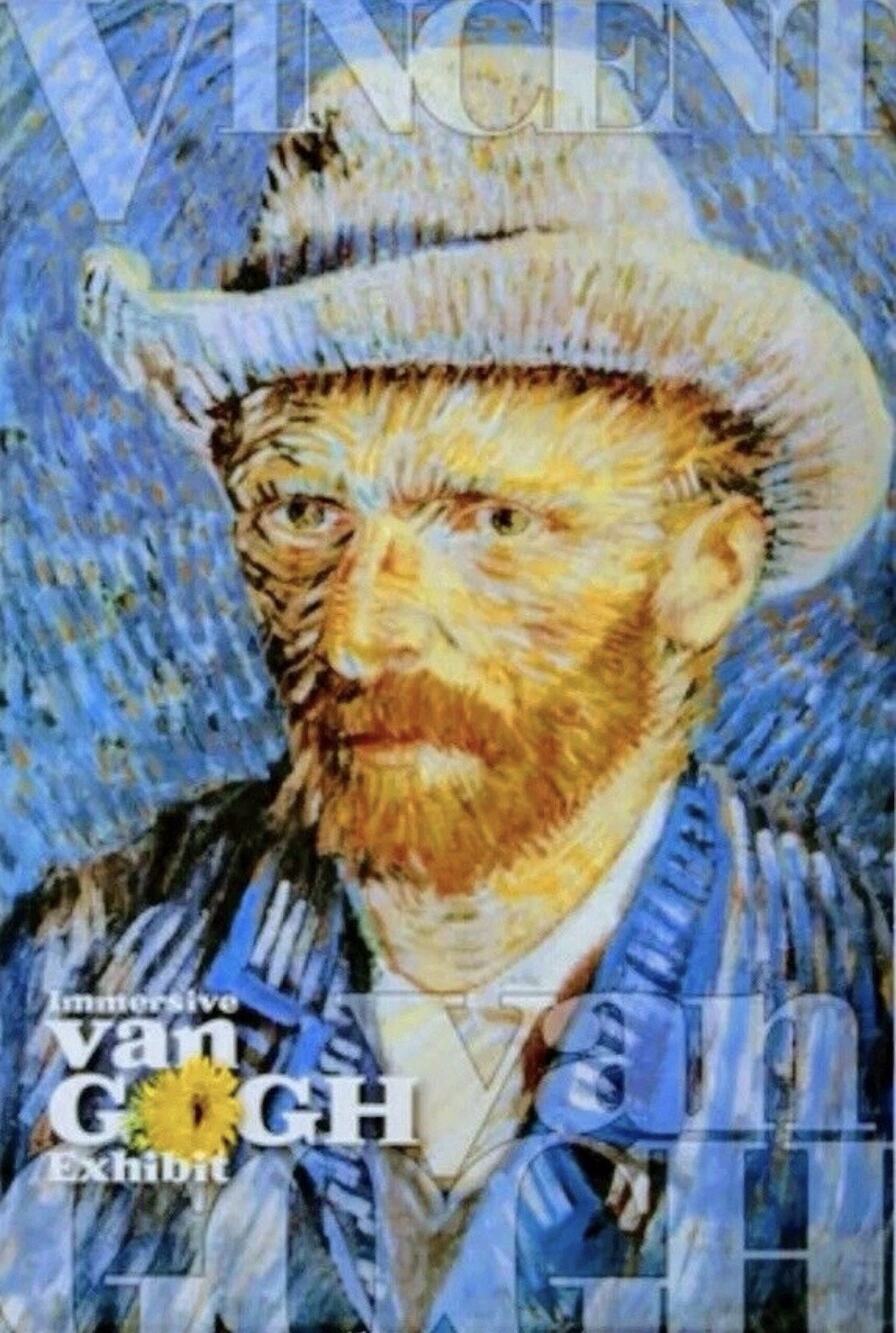 Vincent Van Gogh Immersive Exhibit Art Poster 24x36 Experience - New